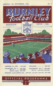 Burnley v Manchester City 1952/53