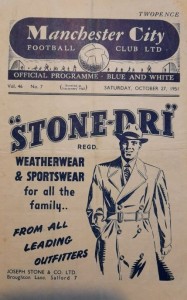 Manchester City v Charlton Athletic 1951/52