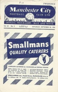 Manchester City v Coventry 1950/51