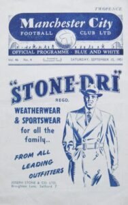 Manchester City v Manchester United 1951/52