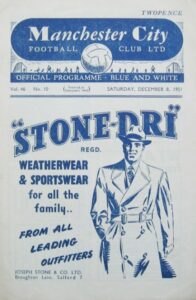 Manchester City v Stoke City 1951/52
