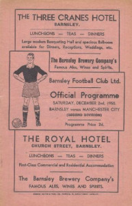 Barnsley v Manchester City 1950/51