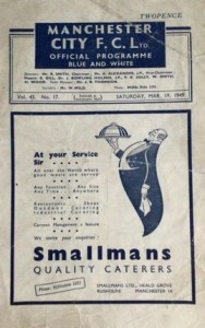 Manchester City v Blackpool 1948/49