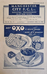 Manchester City v Burnley 1947/48