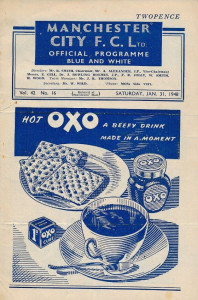 Manchester City v Grimsby Town 1947/48