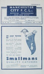 Manchester City v Huddersfield Town 1948/49
