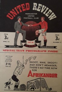 Manchester United v Manchester City 1947/48