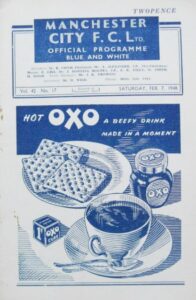 Manchester City v Preston North End 1947/48