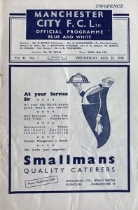 Preston North End v Manchester City 1948/49