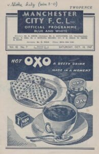 Manchester City v Stoke 1947/48
