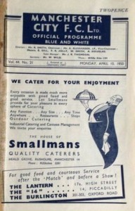 Manchester City v Wolverhampton Wanderers 1949/50