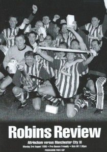 Altrincham v Manchester City Friendly 1998/99