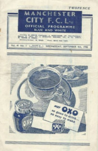 Manchester City v Bury 1946/47