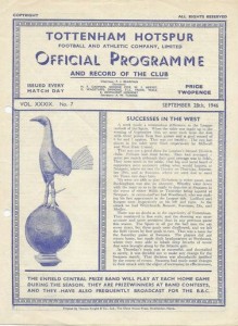 Tottenham Hotspur v Manchester City 1946/47