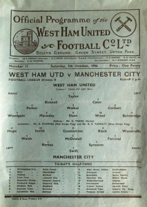 West Ham v Manchester City 1946/47