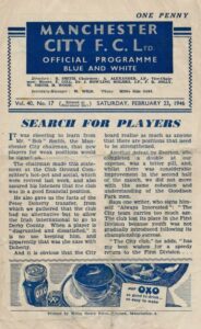 Bolton Wanderers v Manchester City 1945/46
