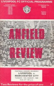 Liverpool v Manchester City 1969/70