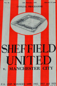 Sheffield United v Manchester City 1938/39