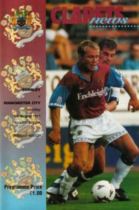 Burnley v Manchester City Friendly 1995/96