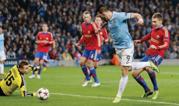 Manchester City v CSKA Moscow UEFA Champions League Group D Match 4 2013/14