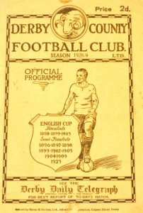 Derby County v Manchester City 1928/29