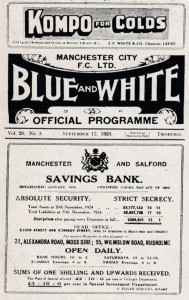 Manchester City v Manchester United 1925/26