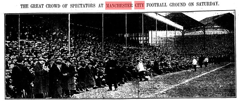 Manchester City v Sheffield United FA Cup 4th Round 1913/14