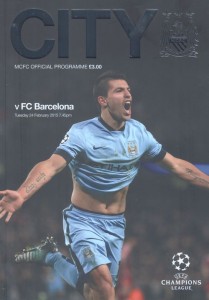 Manchester City v Barcelona UEFA Champions League 16th Finals 1st Leg 2014/15