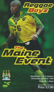 Manchester City v Jamaica Friendly 1997/98