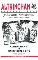 Altrincham v Manchester City John King Testimonial 1992/93