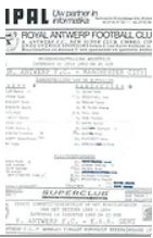 Antwerp v Manchester City Friendly 1993/94