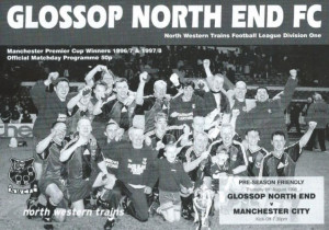Glossop v Manchester City Friendly 1998/99
