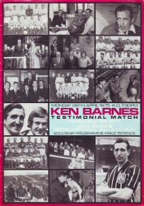 Manchester City v Don Revie's International All Stars XI Ken Barnes Testimonial 1974/75