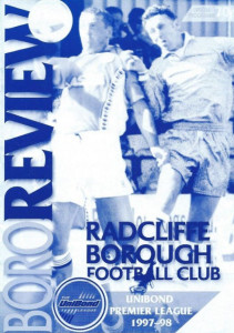 Radcliffe Borough v Manchester City Friendly 1998/99