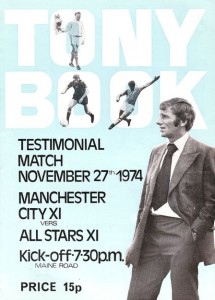 Manchester City 4 All Star XI 6 Tony Book Testimonial 1974/75