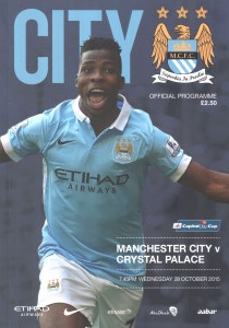 Manchester City v Crystal Palace Capital One Cup 4th Round 2015/16