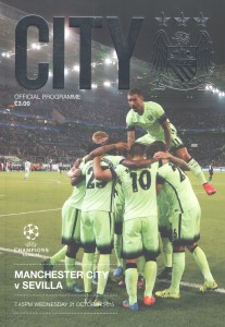 Manchester City v Sevilla UEFA Champions League Group D Matchday 3 2015/16