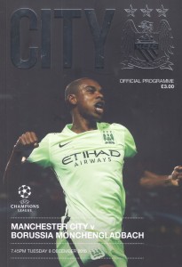Manchester City v Borussia Monchengladbach UEFA Champions League Group D Matchday 6 2015/16