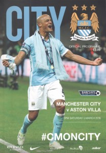 Manchester City v Aston Villa 2015/16