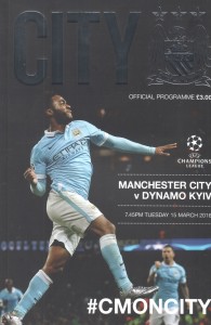 Manchester City v Dynamo Kiev UEFA Champions League Round of 16 2nd Leg 2015/16