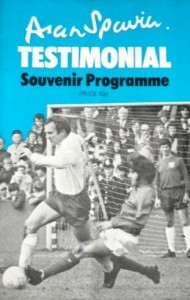 Preston v Manchester City Testimonial for Alan Spavin 1971/72