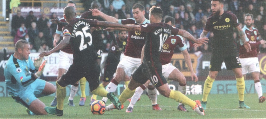 Burnley v Manchester City 2016/17