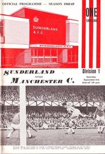 Sunderland v Manchester City 1968/69