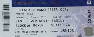 Chelsea v Manchester City 2016/17