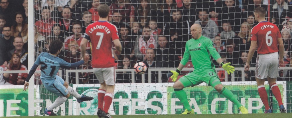Middlesbrough v Manchester City FA Cup 6th Round 2016/17