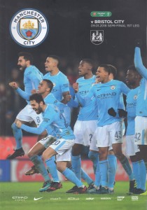 Manchester City v Bristol City Carabao Cup Semi-Final 1st Leg 2017/18