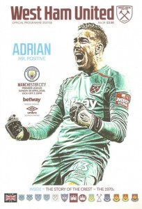 West Ham United v Manchester City 2017/18