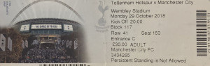 Tottenham Hotspur v Manchester City 2018/19
