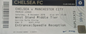 Chelsea v Manchester City 2018/19