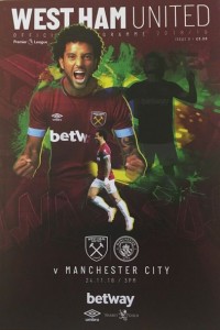 West Ham United v Manchester City 2018/19